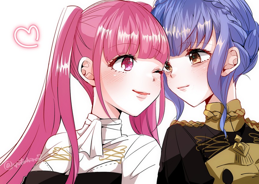 hilda valentine goneril and marianne von edmund (fire emblem and 1 more) drawn by yutohiroya