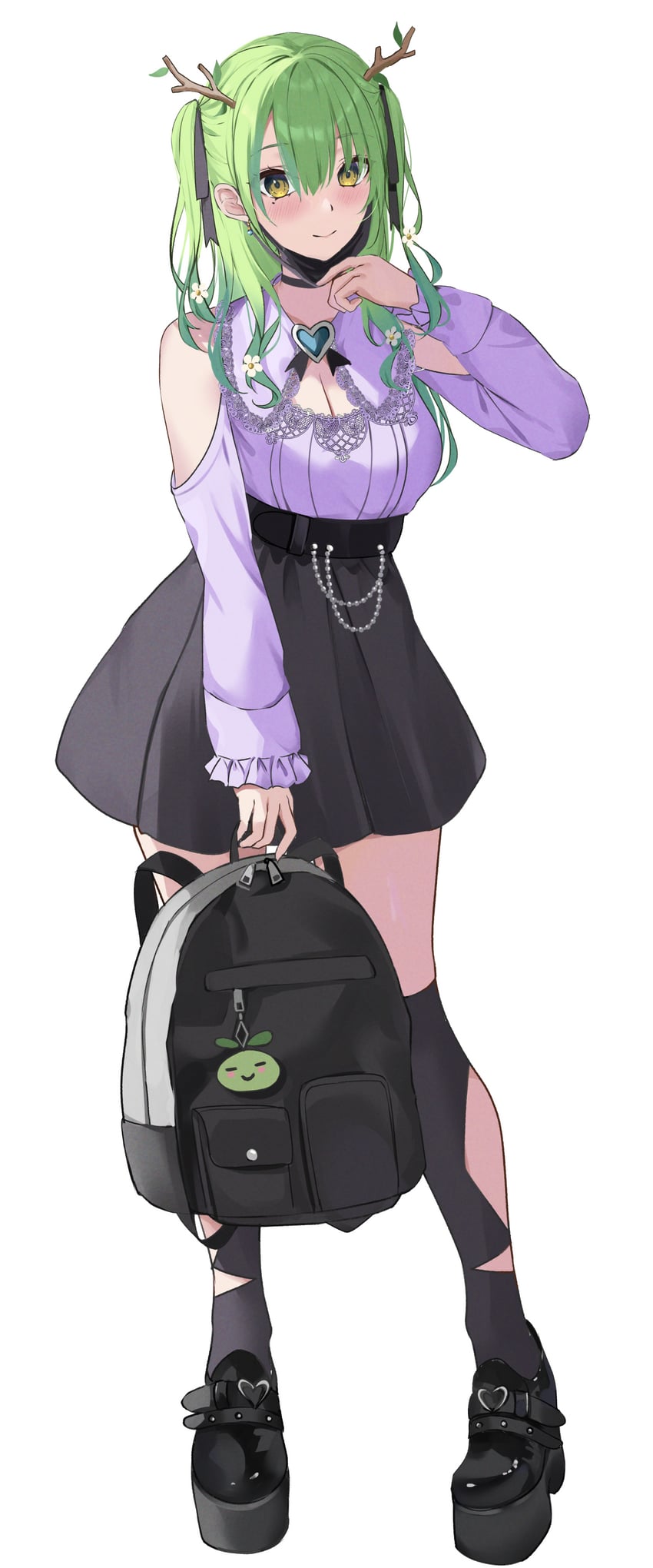 ceres fauna (hololive and 1 more) drawn by udonpan