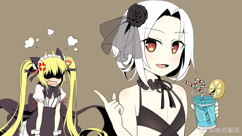 vittorio veneto and andrea doria (warship girls r) drawn by bingdian_lihua