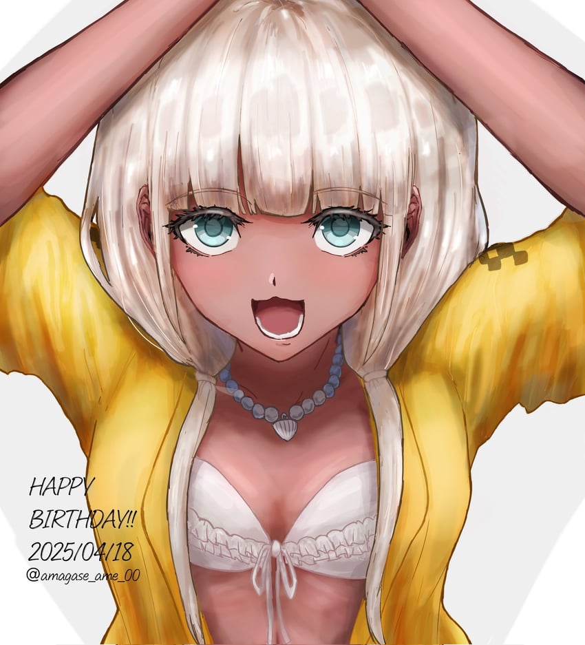 yonaga angie (danganronpa and 1 more) drawn by ama_ke_se_ame