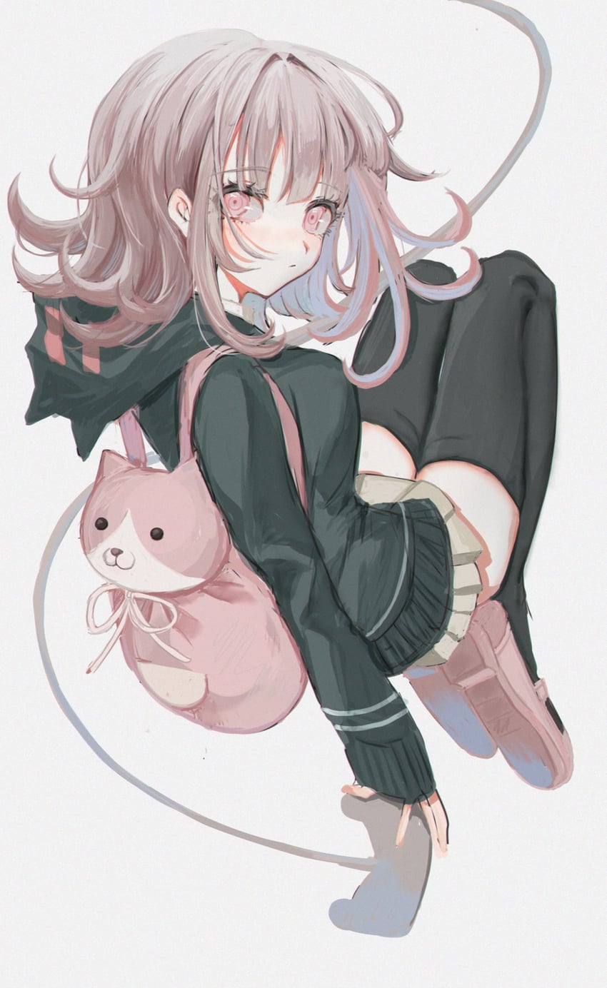 nanami chiaki (danganronpa and 1 more) drawn by shino-san