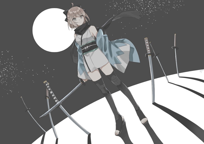 okita souji (fate and 1 more) drawn by oshage_(osyage921)