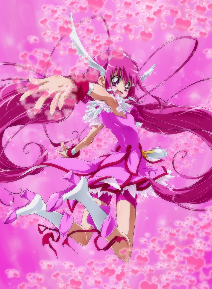 hoshizora miyuki and cure happy (precure and 1 more) drawn by tisk