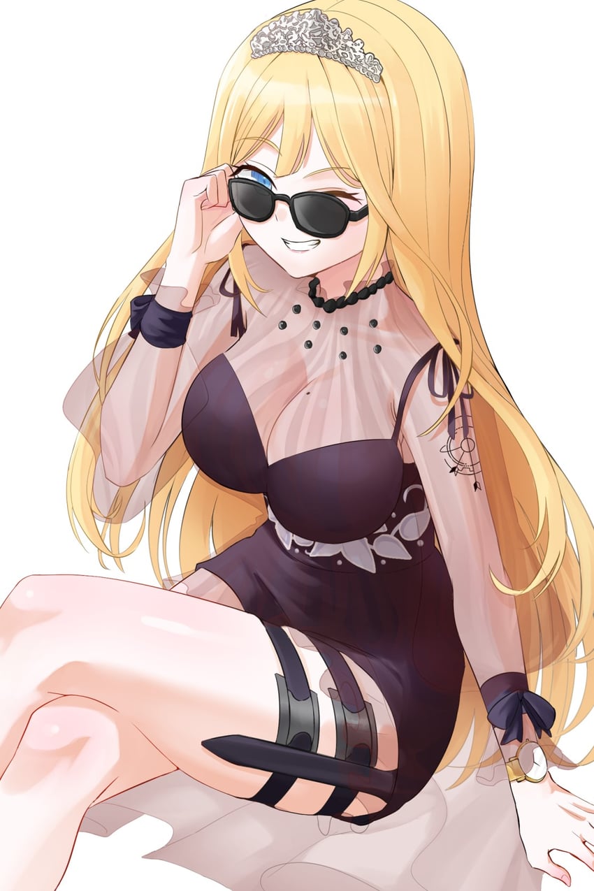 watson amelia (hololive and 1 more) drawn by kudiya528
