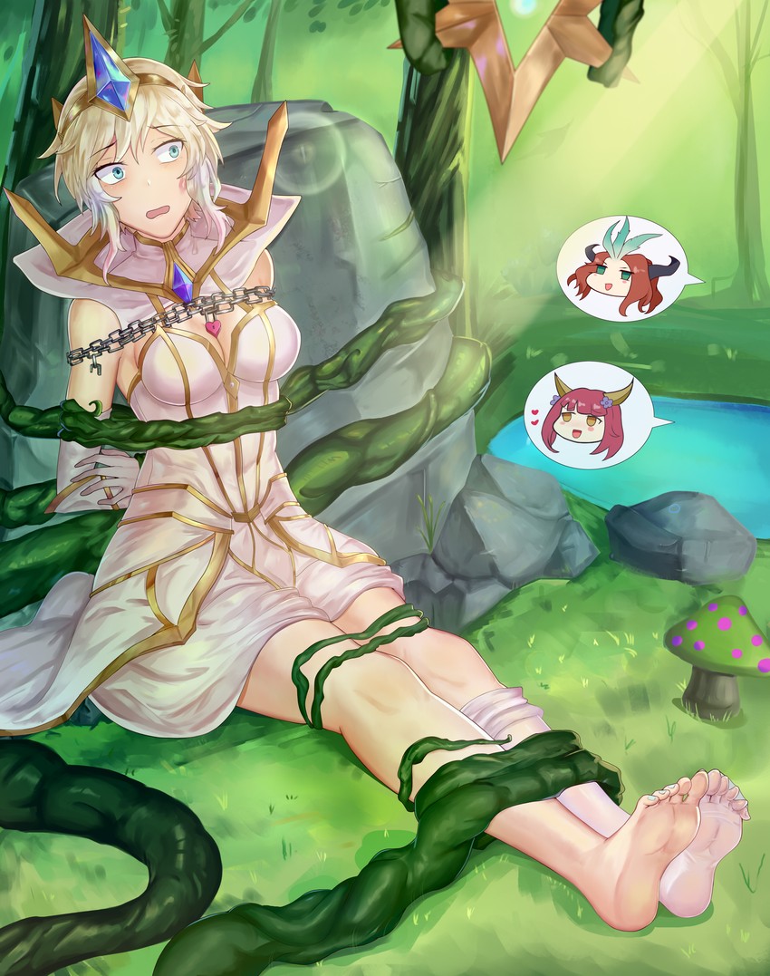 lux, leblanc, elementalist lux, light elementalist lux, and elderwood leblanc (league of legends) drawn by yuehei_dao