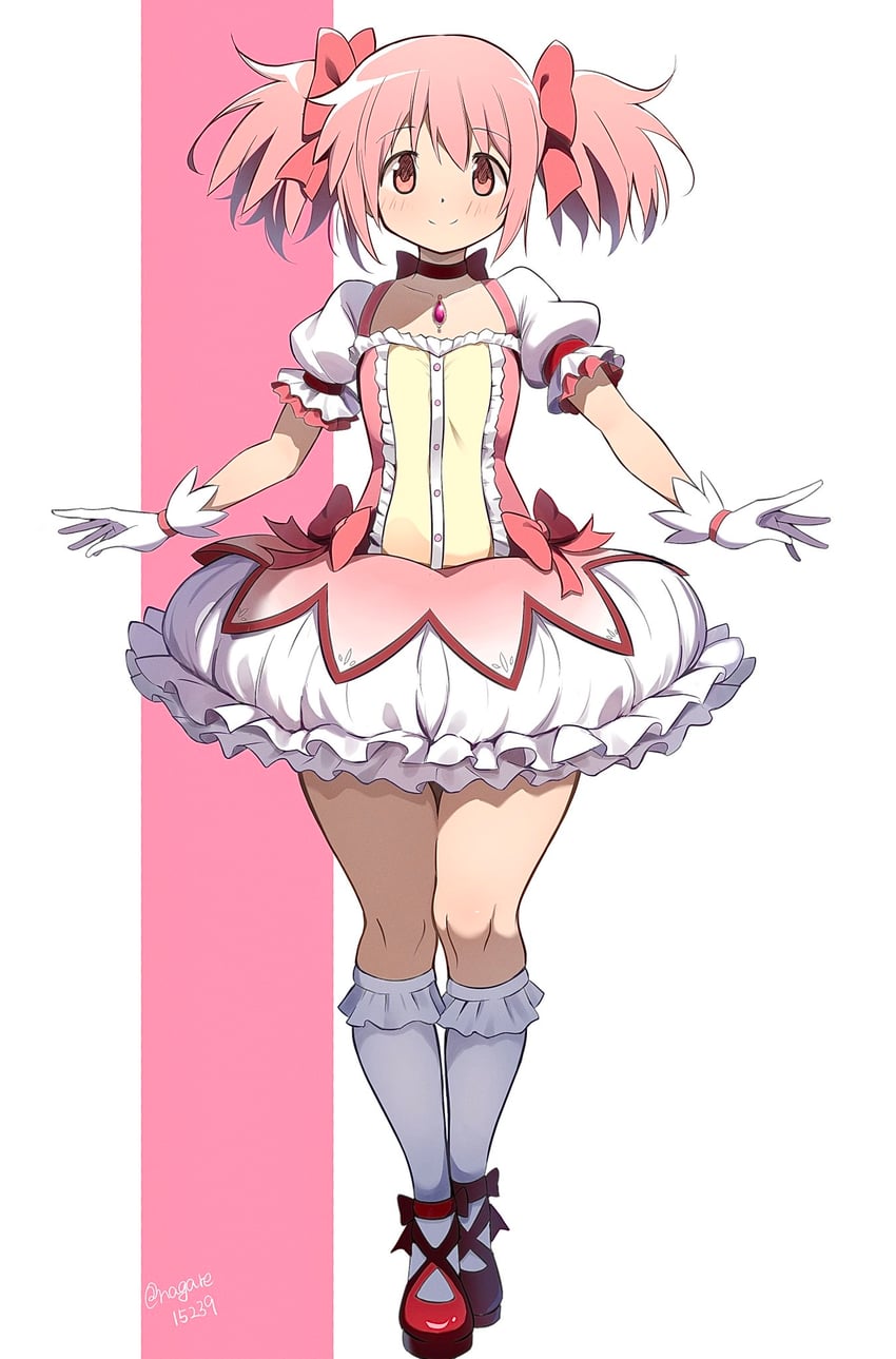 kaname madoka (mahou shoujo madoka magica) drawn by nagare_(flow)