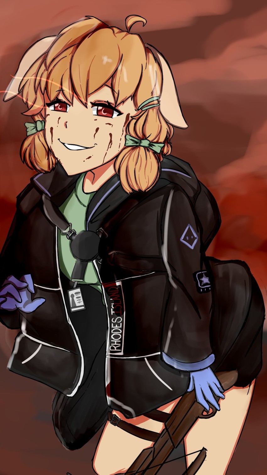 kroos (arknights) drawn by kurosagi_(hypu3843)