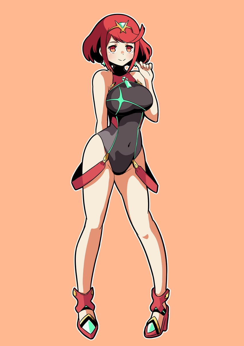 pyra (xenoblade chronicles and 1 more) drawn by cianter