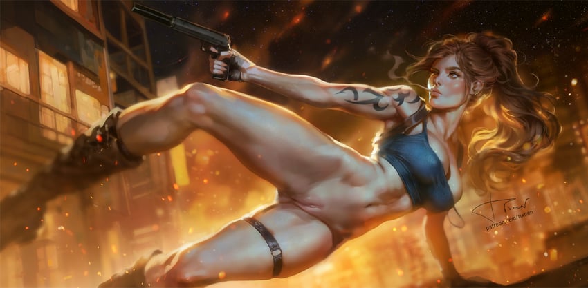 revy (black lagoon) drawn by tixnen