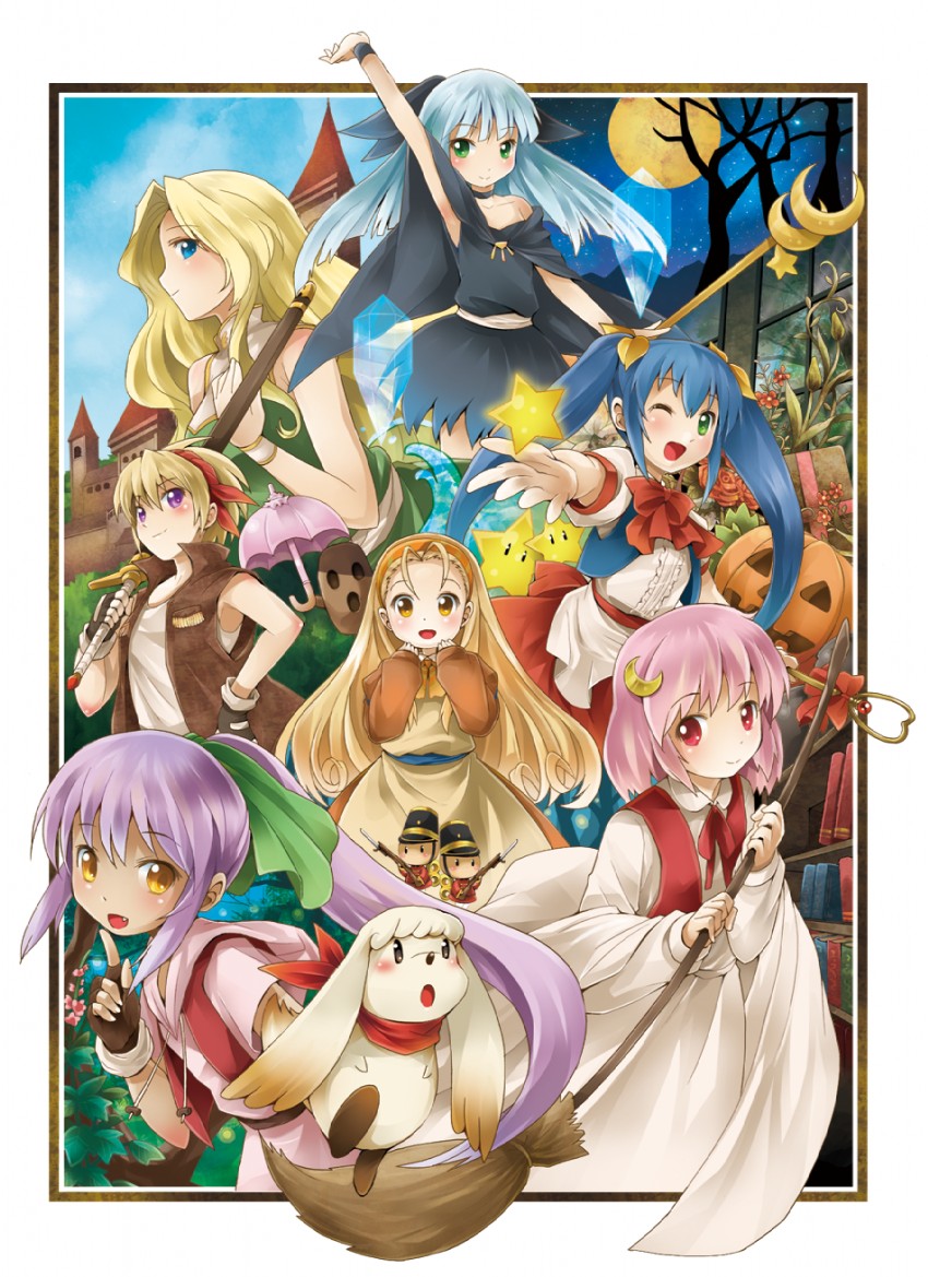 alisa, syarm, panyon, cyarott, windy, and 3 more (kaerunyo panyon) drawn by michii_yuuki
