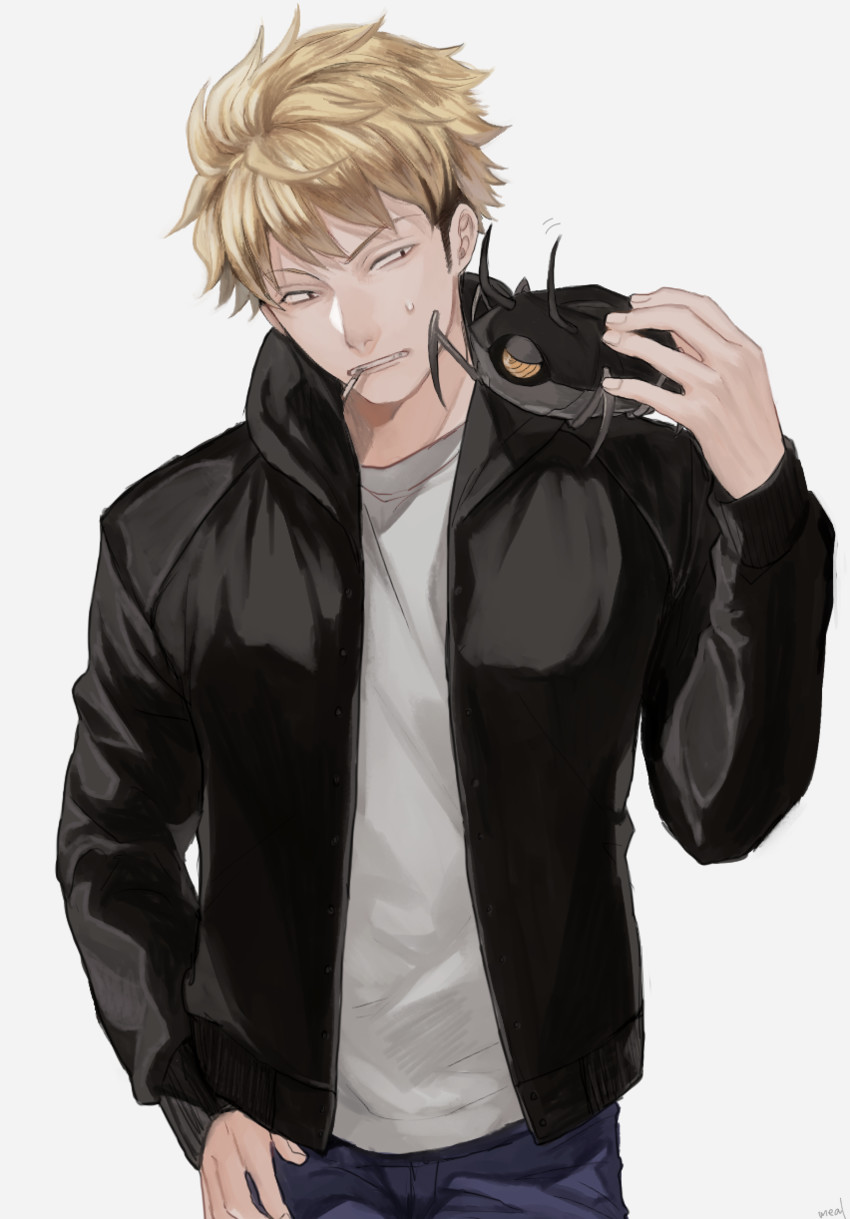suwa koutarou and enedra (world trigger) drawn by curry_gohan