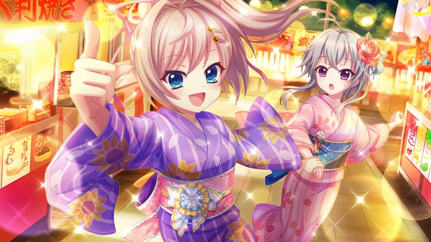 ichijou ruka and himura nagisa (re:stage!) drawn by izumi_tsubasu