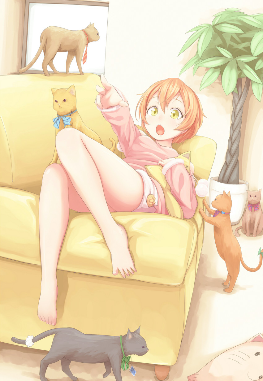 hoshizora rin (love live! and 1 more) drawn by dararito