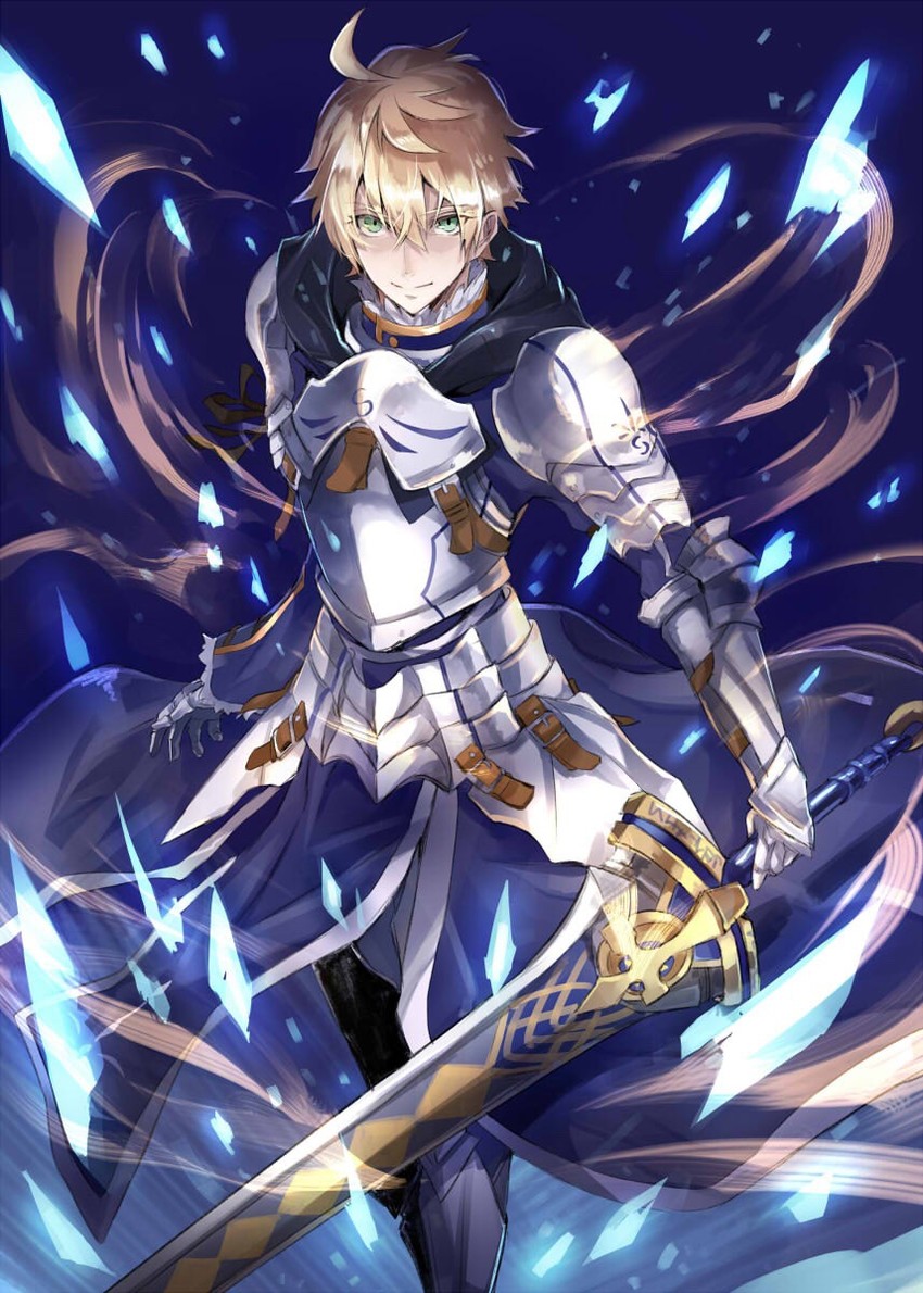 arthur pendragon (fate and 1 more) drawn by pokimari