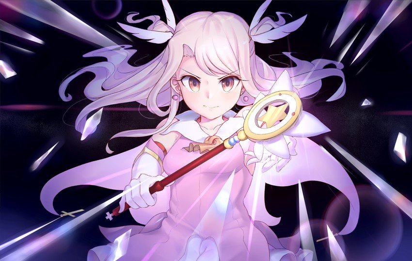illyasviel von einzbern, prisma illya, and magical ruby (fate and 2 more) drawn by somray
