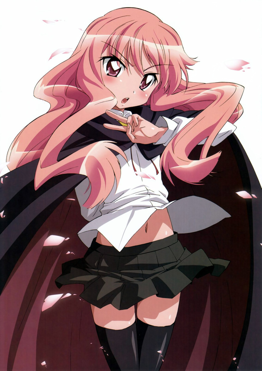 louise francoise le blanc de la valliere (zero no tsukaima) drawn by fujii_masahiro