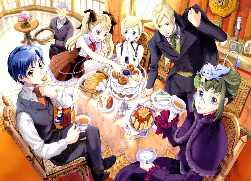 cecilia lynne adelhyde, rody roughnight, jack van burace, hanpan, jane maxwell, and 2 more (wild arms and 1 more) drawn by ooba_wakako