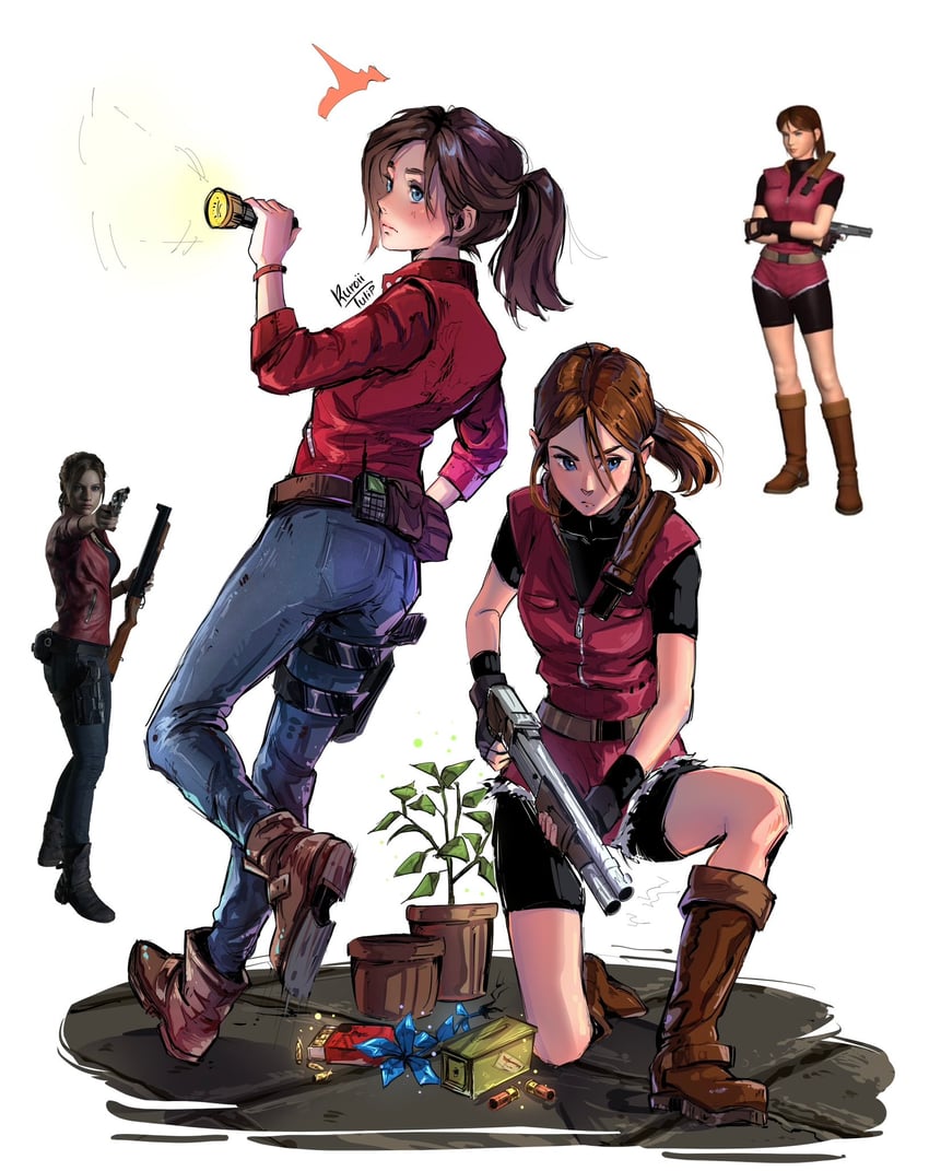 claire redfield (resident evil and 1 more) drawn by kuroiitulip