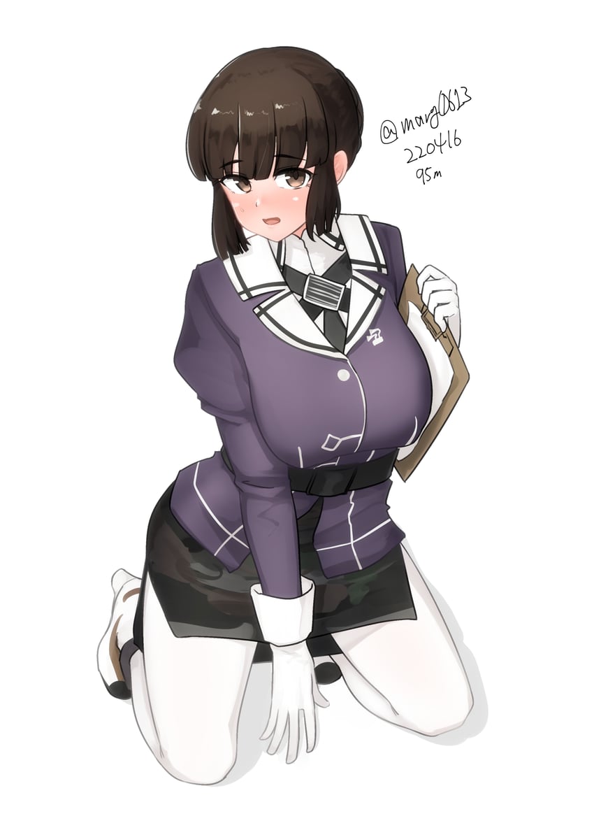 myoukou and myoukou kai ni (kantai collection) drawn by maru_(marg0613)