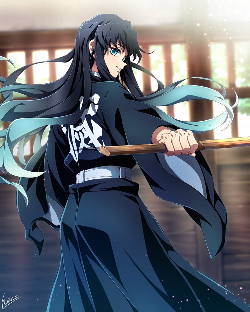 tokitou muichirou (kimetsu no yaiba) drawn by hana_ni_nare