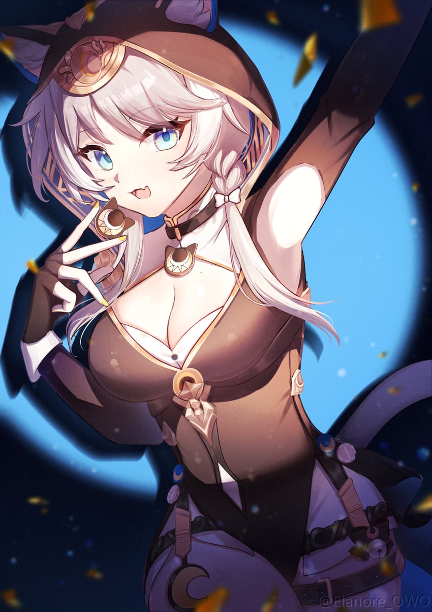 cipher (honkai and 1 more) drawn by elanore