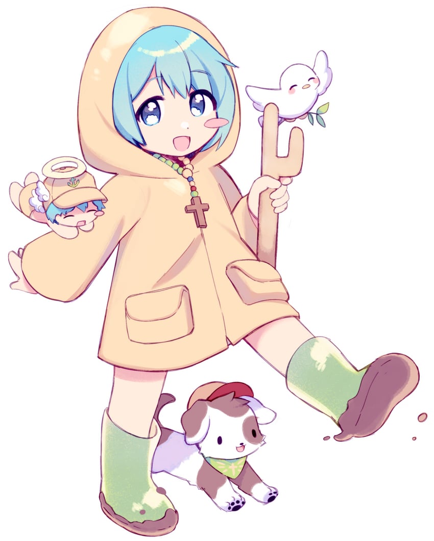luce, santino, aura, and iubi (jubilee 2025) drawn by lisa_(faeuna)