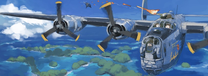 fairy and enemy aircraft (kantai collection) drawn by jura_cambri