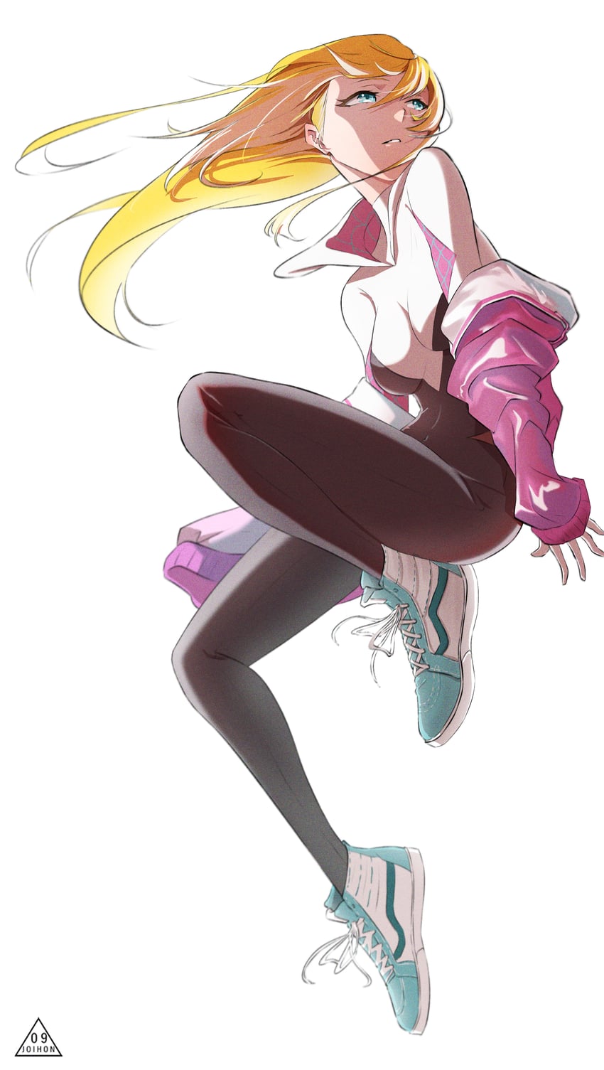 spider-gwen and gwen stacy (marvel and 2 more) drawn by joihon