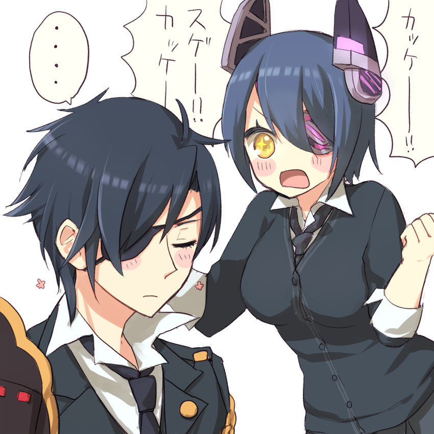 tenryuu and shokudaikiri mitsutada (kantai collection and 1 more) drawn by sawatari_(sado)