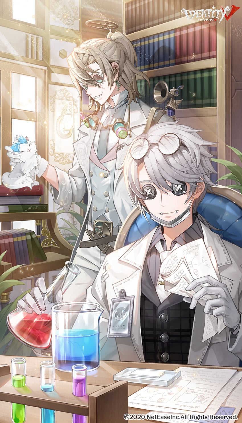 luca balsa and aesop carl (identity v) drawn by apple_caramel