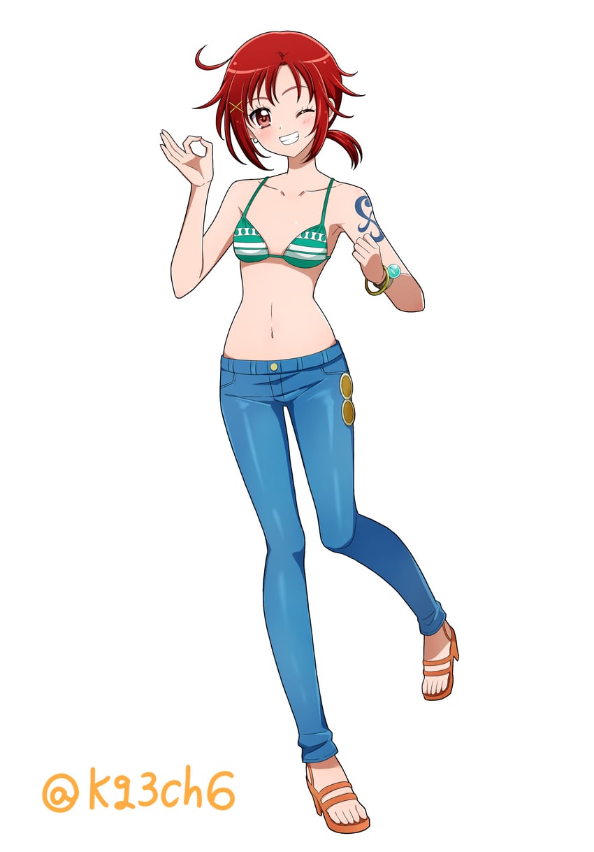 nami and hino akane (precure and 3 more) drawn by kagami_chihiro