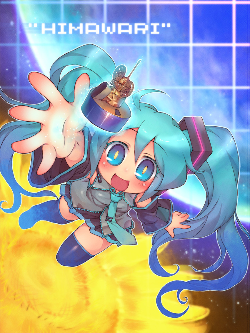hatsune miku (vocaloid and 1 more) drawn by sankuma
