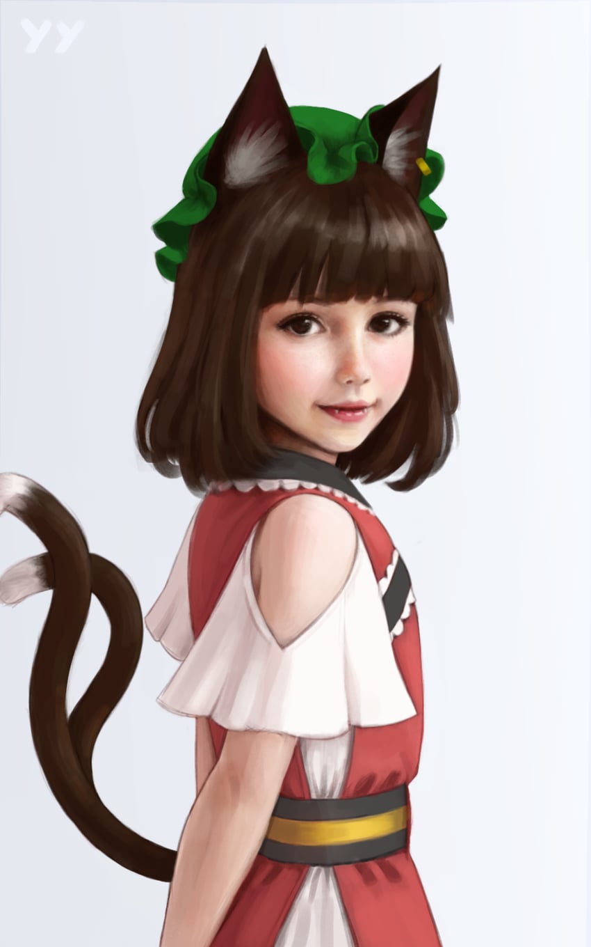 chen (touhou and 1 more) drawn by yyf_(seaknight)