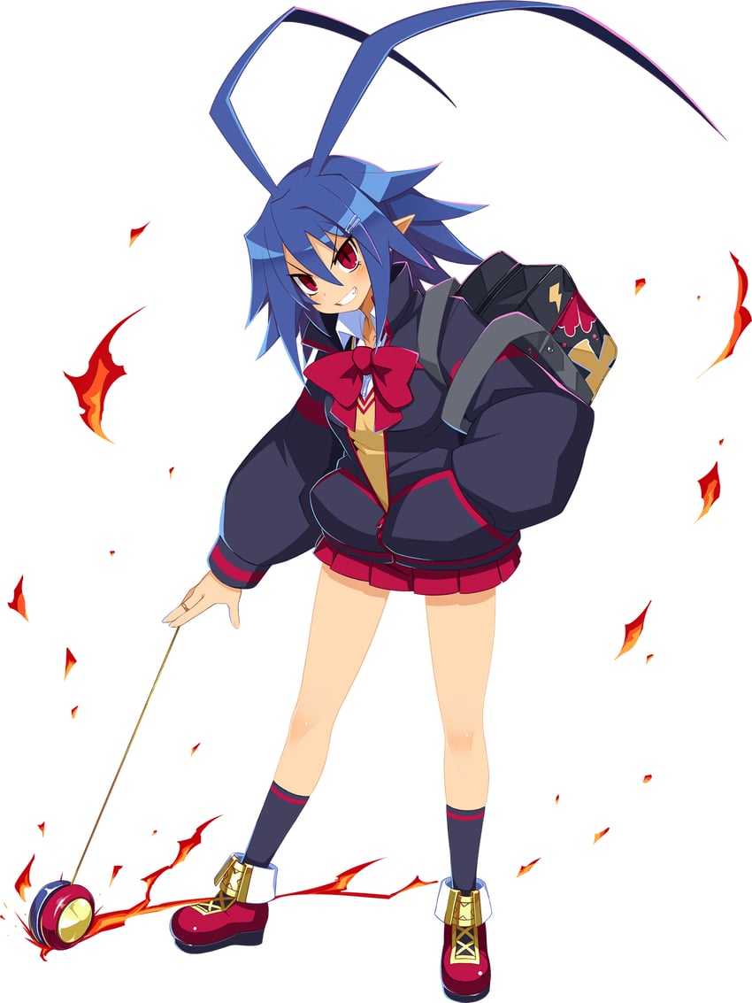 laharl and laharl-chan (disgaea and 1 more) drawn by harada_takehito