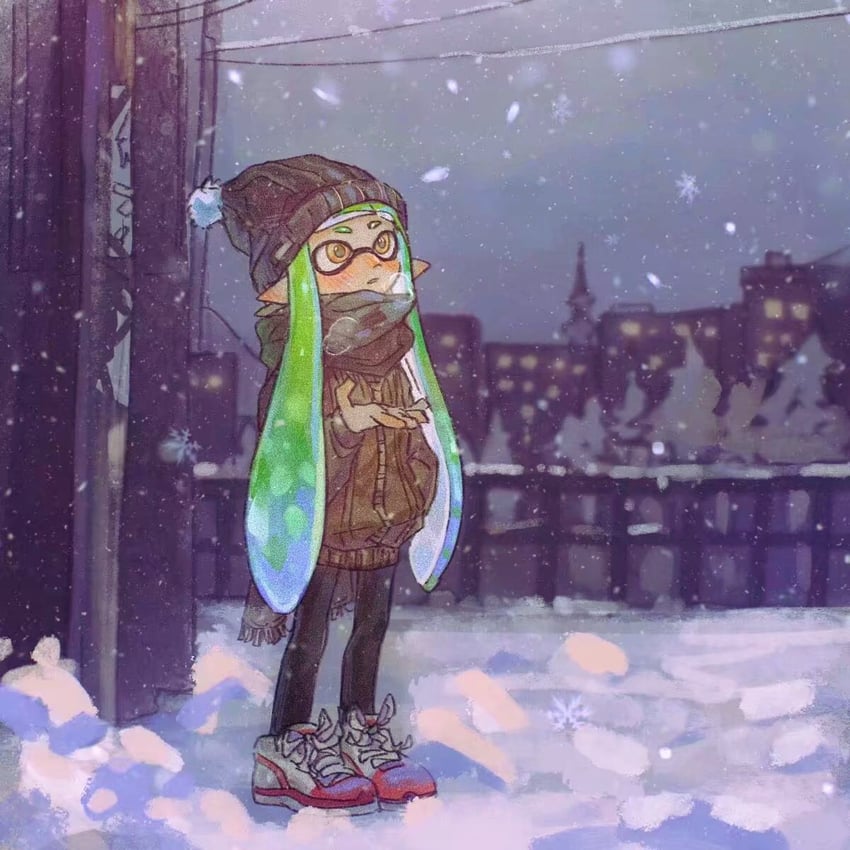 inkling player character and inkling girl (splatoon) drawn by gucandiyi52092