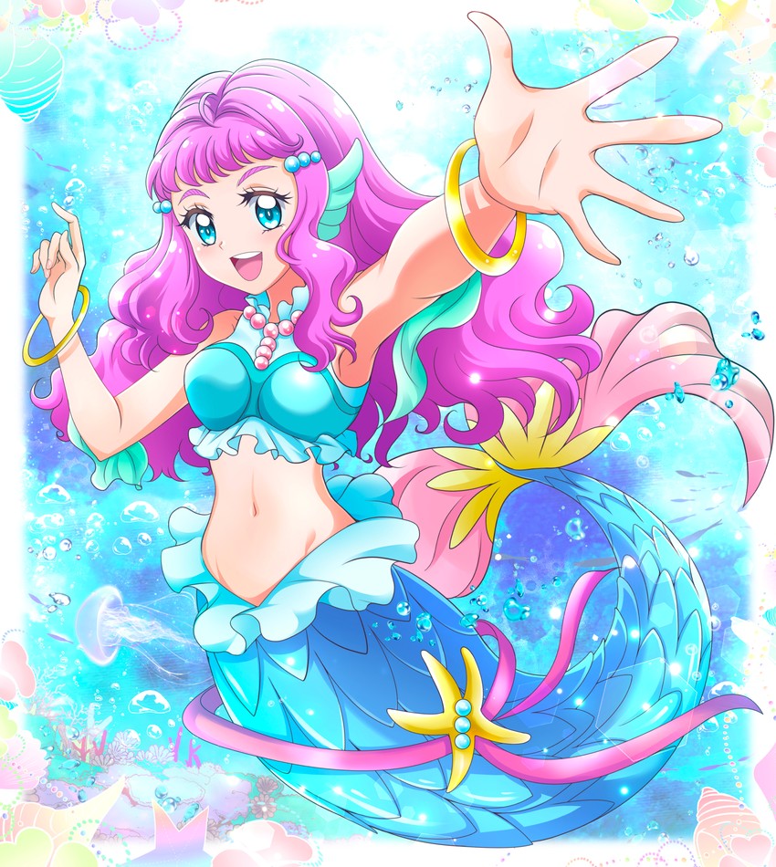 laura la mer (precure and 1 more) drawn by hanzou