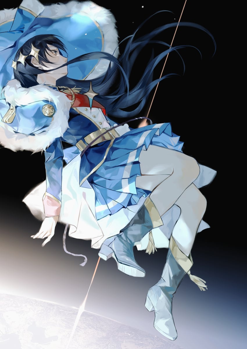 kagura hikari (shoujo kageki revue starlight) drawn by qing_yan_xia