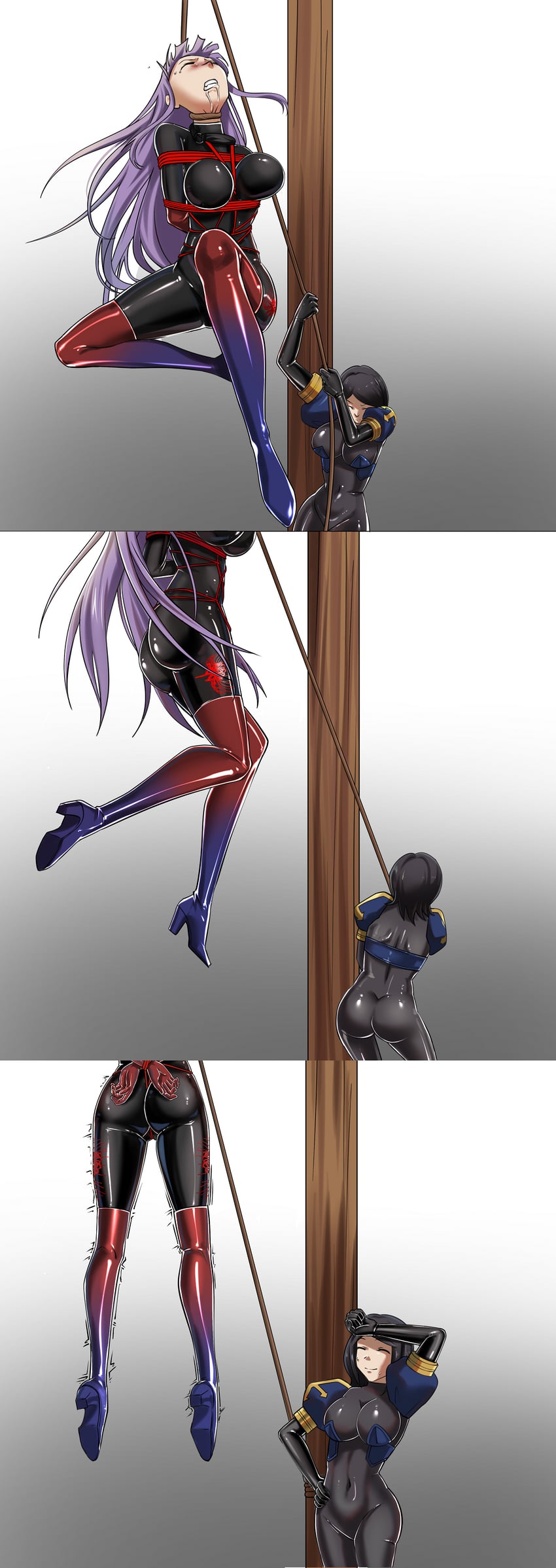 asagami fujino (fate and 2 more) drawn by dozm_(txnmb)
