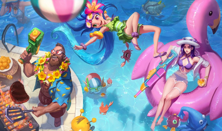 caitlyn, lulu, miss fortune, zoe, teemo, and 10 more (league of legends)