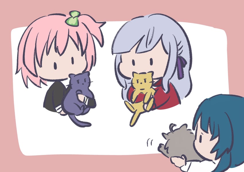 kon kanaho, miyagawa takane, hitotsuyanagi riri, shirai yuyu, aizawa kazuha, and 1 more (assault lily) drawn by kabayaki_(kabayaki_eel)