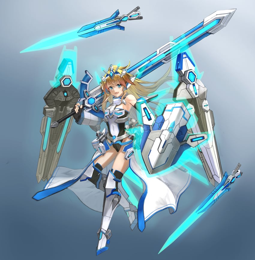 elisalotte and saber elisalotte (cosmic break) drawn by yanagisawa_(medakokoro)