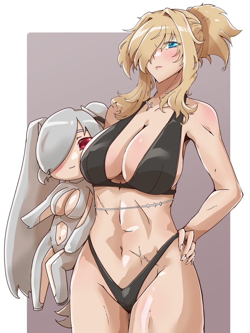 cinderella and grave (goddess of victory: nikke) drawn by margherita832