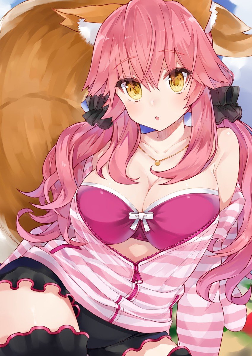 tamamo and tamamo no mae (fate and 1 more) drawn by kou_mashiro