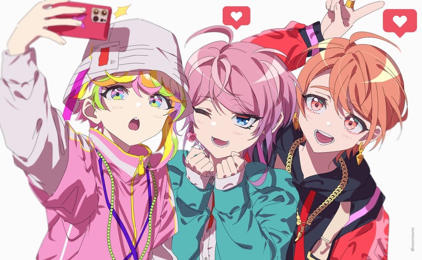 amemura ramuda, maruyama reo, and misuji kantaro (hypnosis mic and 1 more) drawn by nownnownn