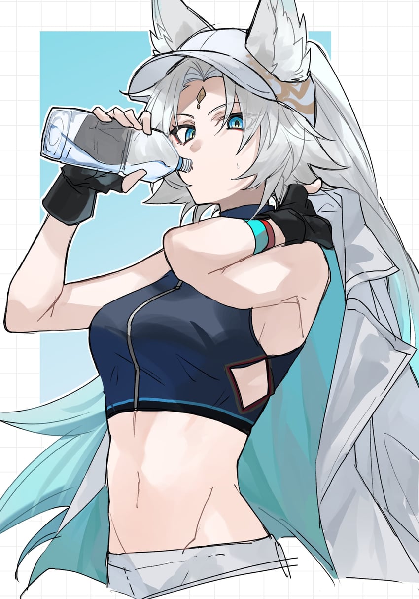 feixiao (honkai and 1 more) drawn by yakota_(usuk-yako)
