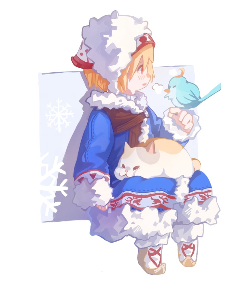 warrior of light and fat cat (final fantasy and 1 more) drawn by user_891095214