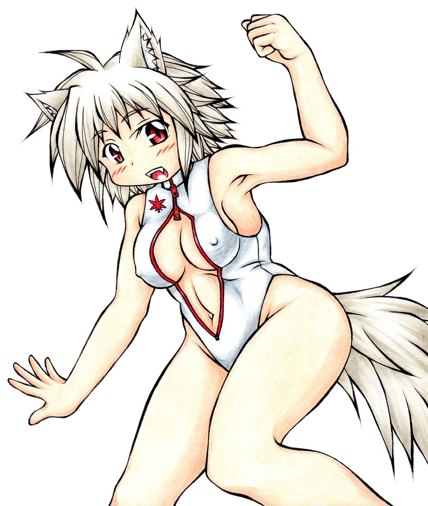 inubashiri momiji (touhou) drawn by inte_(whitewolftail)