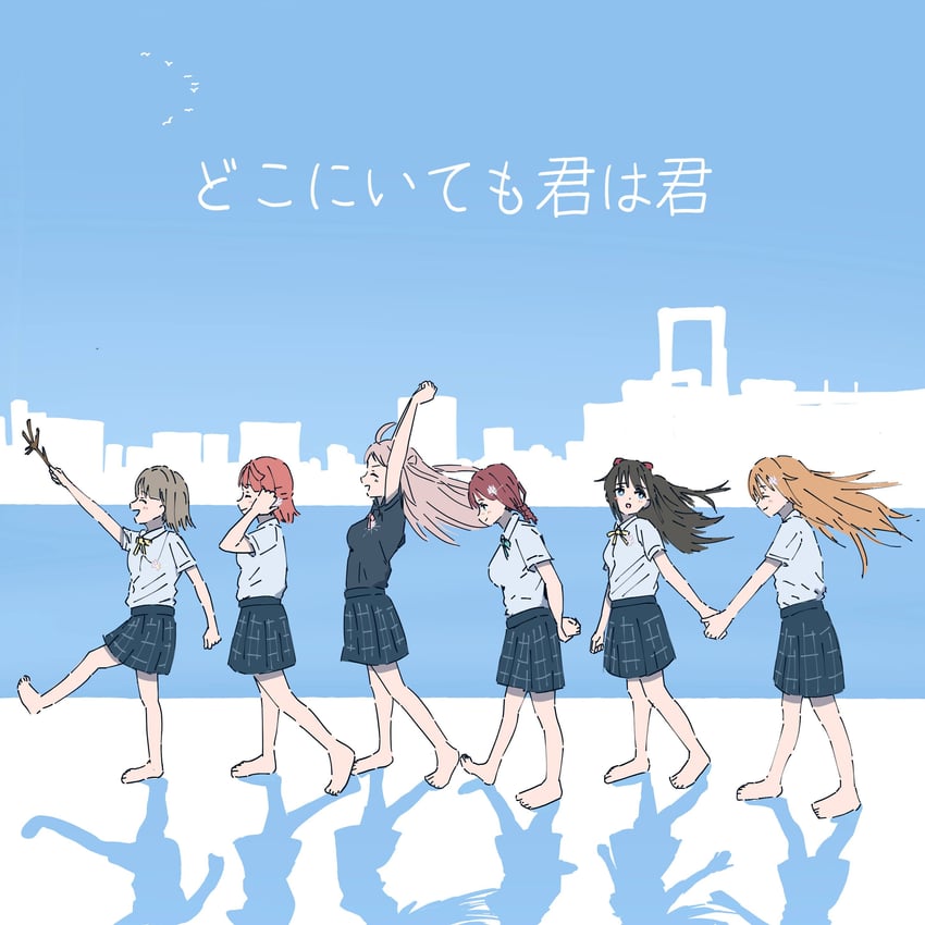 uehara ayumu, osaka shizuku, nakasu kasumi, emma verde, konoe kanata, and 1 more (love live! and 2 more) drawn by yozorapi