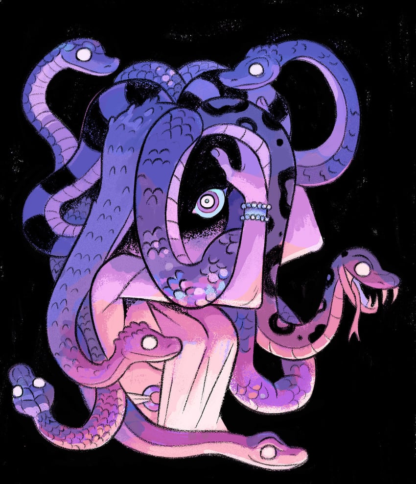 medusa (original and 1 more) drawn by matthieu_cousin
