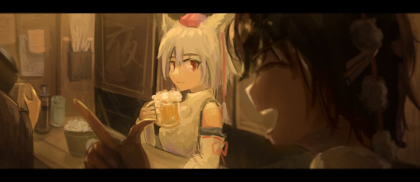 shameimaru aya and inubashiri momiji (touhou and 1 more) drawn by woshijuezhu
